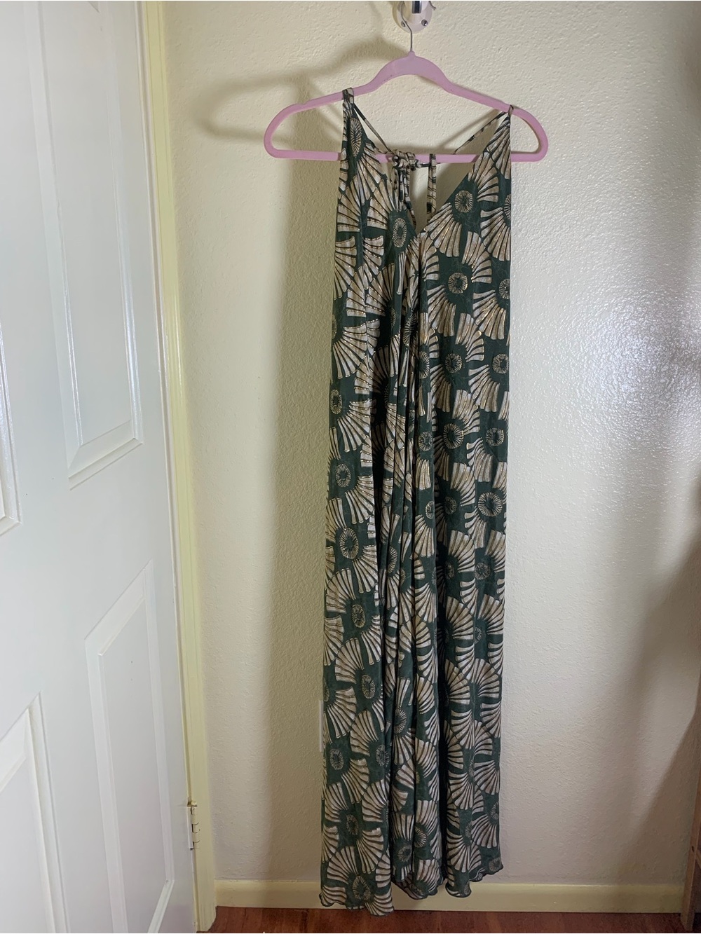 NWOT Halter Floral Print Maxi Dress, Size L